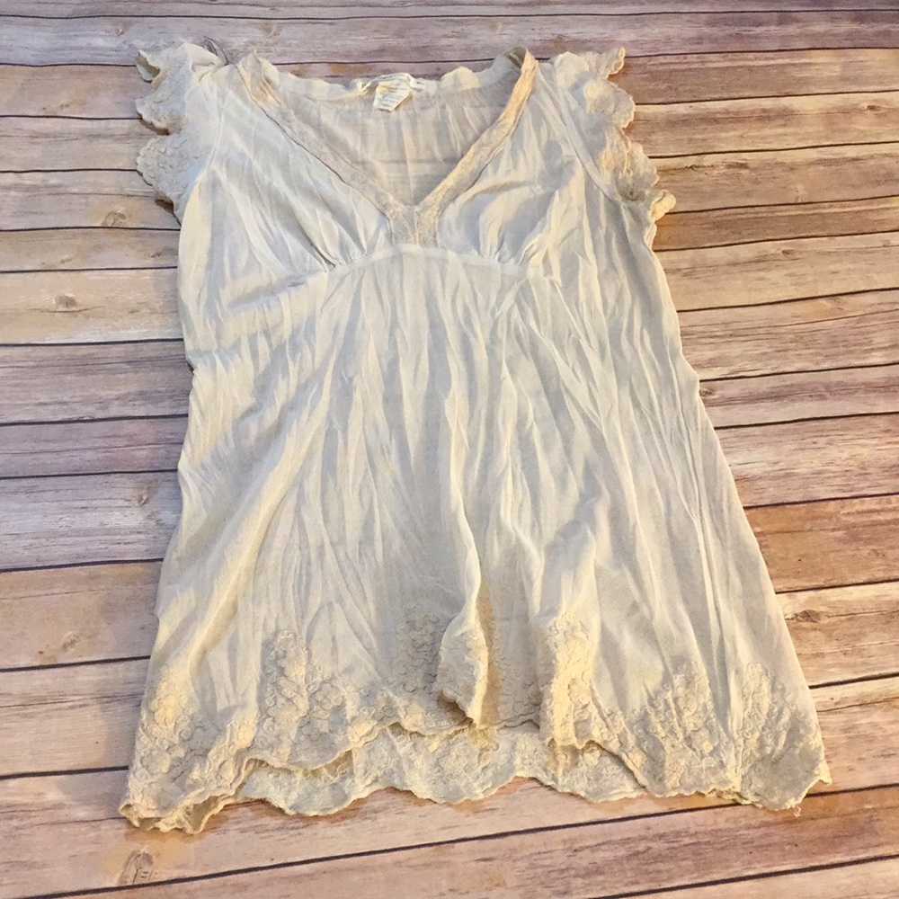 Original & Glamour Gauze Babydoll Shift Dress